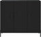 vidaXL - Dressoir - 90x34x80 - cm - bewerkt - hout - zwart