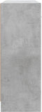 vidaXL - Dressoir - 91x28x75 - cm - bewerkt - hout - betongrijs