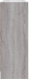 vidaXL - Dressoir - 91x28x75 - cm - bewerkt - hout - grijs - sonoma - eikenkleurig