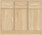 vidaXL - Dressoir - 91x28x75 - cm - bewerkt - hout - sonoma - eikenkleurig