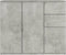vidaXL - Dressoir - 91x29,5x75 - cm - bewerkt - hout - betongrijs