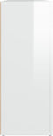 vidaXL - Dressoir - 91x29,5x75 - cm - bewerkt - hout - hoogglans - wit