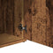 vidaXL - Dressoir - 91x29,5x75 - cm - bewerkt - hout - oud - houtkleurig