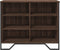 vidaXL - Dressoir - 91x35,5x74,5 - cm - bewerkt - hout - bruin - eikenkleur