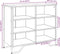 vidaXL - Dressoir - 91x35,5x74,5 - cm - bewerkt - hout - zwart
