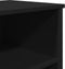 vidaXL - Dressoir - 91x35,5x74,5 - cm - bewerkt - hout - zwart