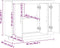 vidaXL - Dressoir - 92x35x75 - cm - bewerkt - hout - artisanaal - eikenkleur