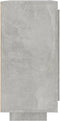 vidaXL - Dressoir - 92x35x75 - cm - bewerkt - hout - betongrijs