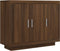 vidaXL - Dressoir - 92x35x75 - cm - bewerkt - hout - bruin - eikenkleur