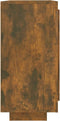 vidaXL - Dressoir - 92x35x75 - cm - bewerkt - hout - gerookt - eikenkleurig