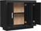 vidaXL - Dressoir - 92x35x75 - cm - bewerkt - hout - zwart