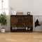 vidaXL - Dressoir - 97x31x75 - cm - bewerkt - hout - gerookt - eikenkleurig