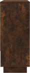 vidaXL - Dressoir - 97x31x75 - cm - bewerkt - hout - gerookt - eikenkleurig
