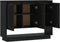 vidaXL - Dressoir - 97x31x75 - cm - bewerkt - hout - sonoma - eikenkleurig