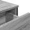 vidaXL - Dressoir - 97x32,5x74,5 - cm - bewerkt - hout - grijs - sonoma - eikenkleur