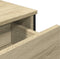 vidaXL - Dressoir - 97x32,5x74,5 - cm - bewerkt - hout - sonoma - eikenkleurig