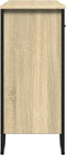 vidaXL - Dressoir - 97x32,5x74,5 - cm - bewerkt - hout - sonoma - eikenkleurig