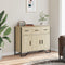 vidaXL - Dressoir - 97x32,5x74,5 - cm - bewerkt - hout - sonoma - eikenkleurig