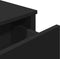 vidaXL - Dressoir - 97x32,5x74,5 - cm - bewerkt - hout - zwart