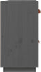 vidaXL - Dressoir - 98,5x40x75 - cm - massief - grenenhout - grijs