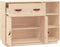vidaXL - Dressoir - 98,5x40x75 - cm - massief - grenenhout