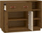vidaXL - Dressoir - 98,5x40x75 - cm - massief - grenenhout - honingbruin