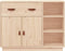 vidaXL - Dressoir - 98,5x40x75 - cm - massief - grenenhout