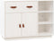 vidaXL - Dressoir - 98,5x40x75 - cm - massief - grenenhout - wit