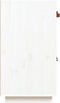 vidaXL - Dressoir - 98,5x40x75 - cm - massief - grenenhout - wit