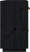 vidaXL - Dressoir - 98,5x40x75 - cm - massief - grenenhout - zwart