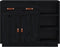vidaXL - Dressoir - 98,5x40x75 - cm - massief - grenenhout - zwart