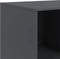 vidaXL - Dressoir - 99x39x73 - cm - staal - antracietkleurig