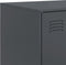 vidaXL - Dressoir - 99x39x73 - cm - staal - antracietkleurig