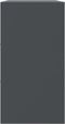 vidaXL - Dressoir - 99x39x73 - cm - staal - antracietkleurig