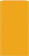 vidaXL - Dressoir - 99x39x73 - cm - staal - mosterdgeel