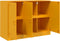 vidaXL - Dressoir - 99x39x73 - cm - staal - mosterdgeel