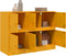 vidaXL - Dressoir - 99x39x73 - cm - staal - mosterdgeel