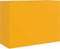 vidaXL - Dressoir - 99x39x73 - cm - staal - mosterdgeel