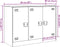 vidaXL - Dressoir - 99x39x73 - cm - staal - olijfgroen
