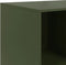vidaXL - Dressoir - 99x39x73 - cm - staal - olijfgroen