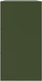 vidaXL - Dressoir - 99x39x73 - cm - staal - olijfgroen