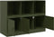 vidaXL - Dressoir - 99x39x73 - cm - staal - olijfgroen