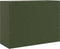 vidaXL - Dressoir - 99x39x73 - cm - staal - olijfgroen