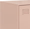 vidaXL - Dressoir - 99x39x73 - cm - staal - roze