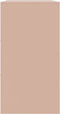 vidaXL - Dressoir - 99x39x73 - cm - staal - roze
