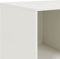 vidaXL - Dressoir - 99x39x73 - cm - staal - wit