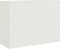 vidaXL - Dressoir - 99x39x73 - cm - staal - wit