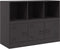 vidaXL - Dressoir - 99x39x73 - cm - staal - zwart