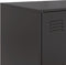 vidaXL - Dressoir - 99x39x73 - cm - staal - zwart
