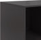 vidaXL - Dressoir - 99x39x73 - cm - staal - zwart